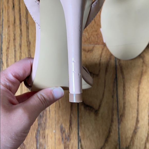 Madden Girl Nude Strappy Open Toe Heel - Picture 5 of 6